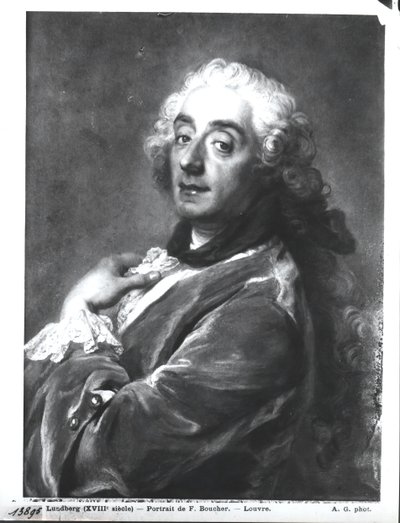 Portrait of Francois Boucher, 1741 by Gustaf Lundberg